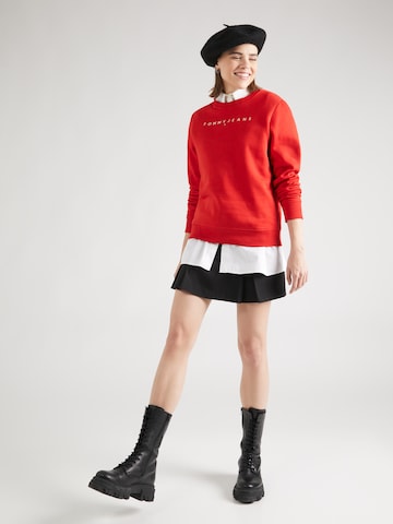 Tommy Jeans - Sweatshirt em vermelho