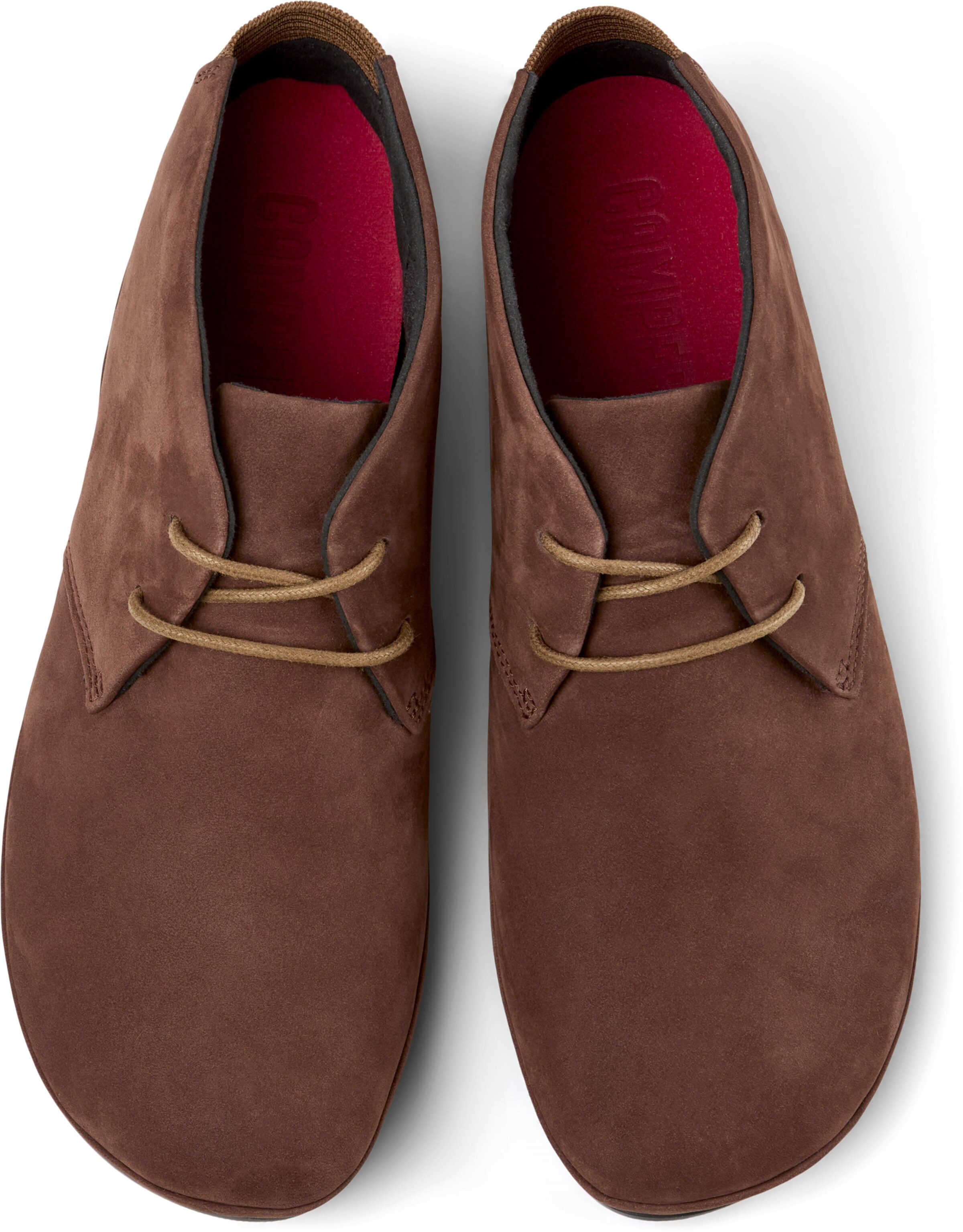 CAMPER Schnürstiefelette 'Right Nina' in Braun