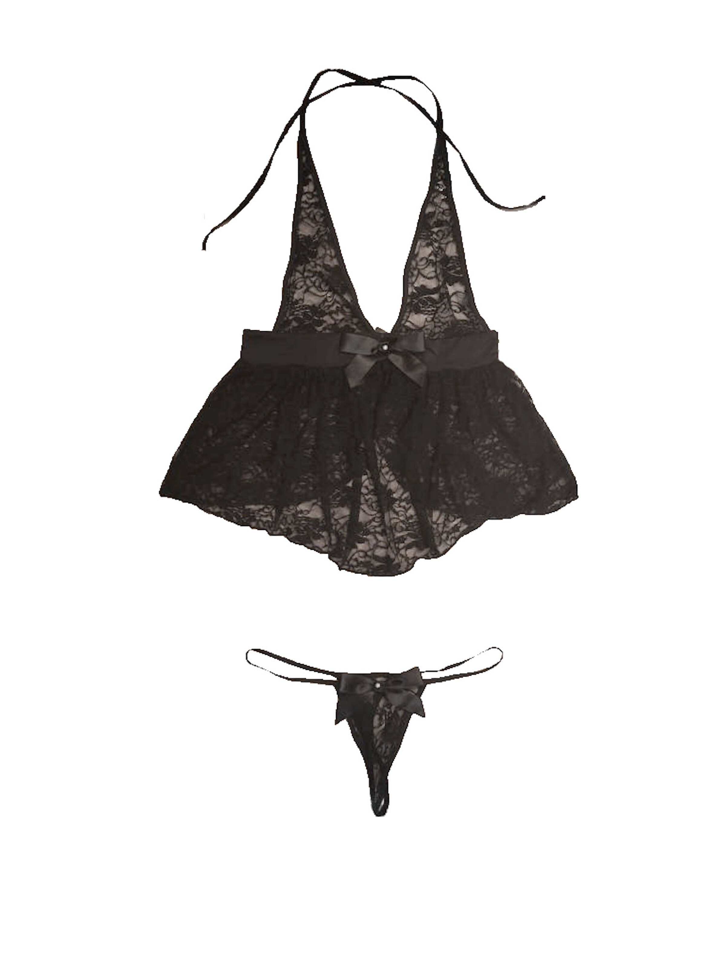 Provocative Negligee 'Perfume Latino' in Black