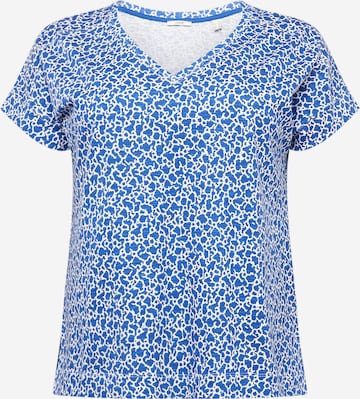 Esprit Curves Shirt in Blue: front
