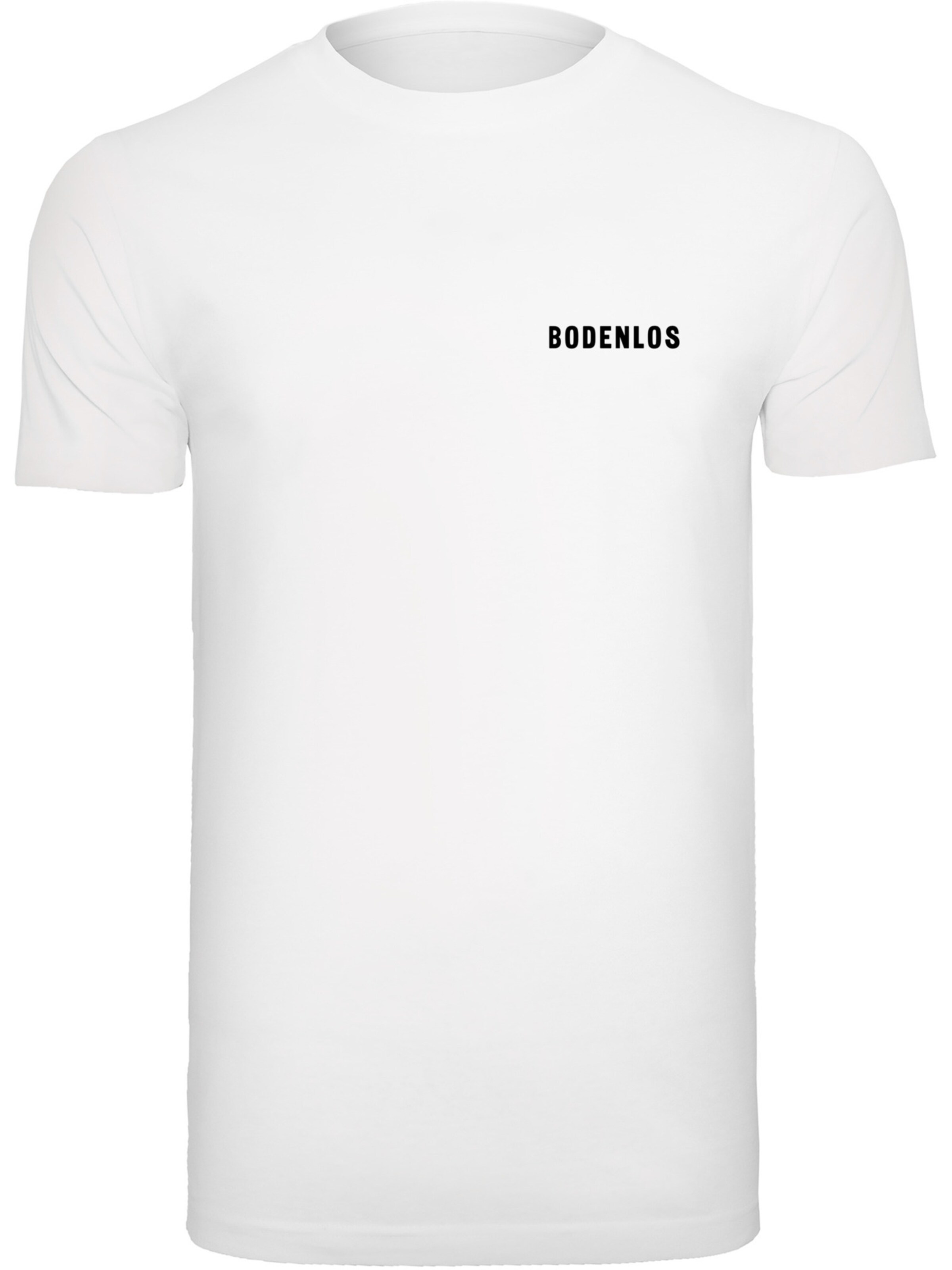 F4NT4STIC T-Shirt 'Bodenlos' en noir / blanc, Vue avec produit