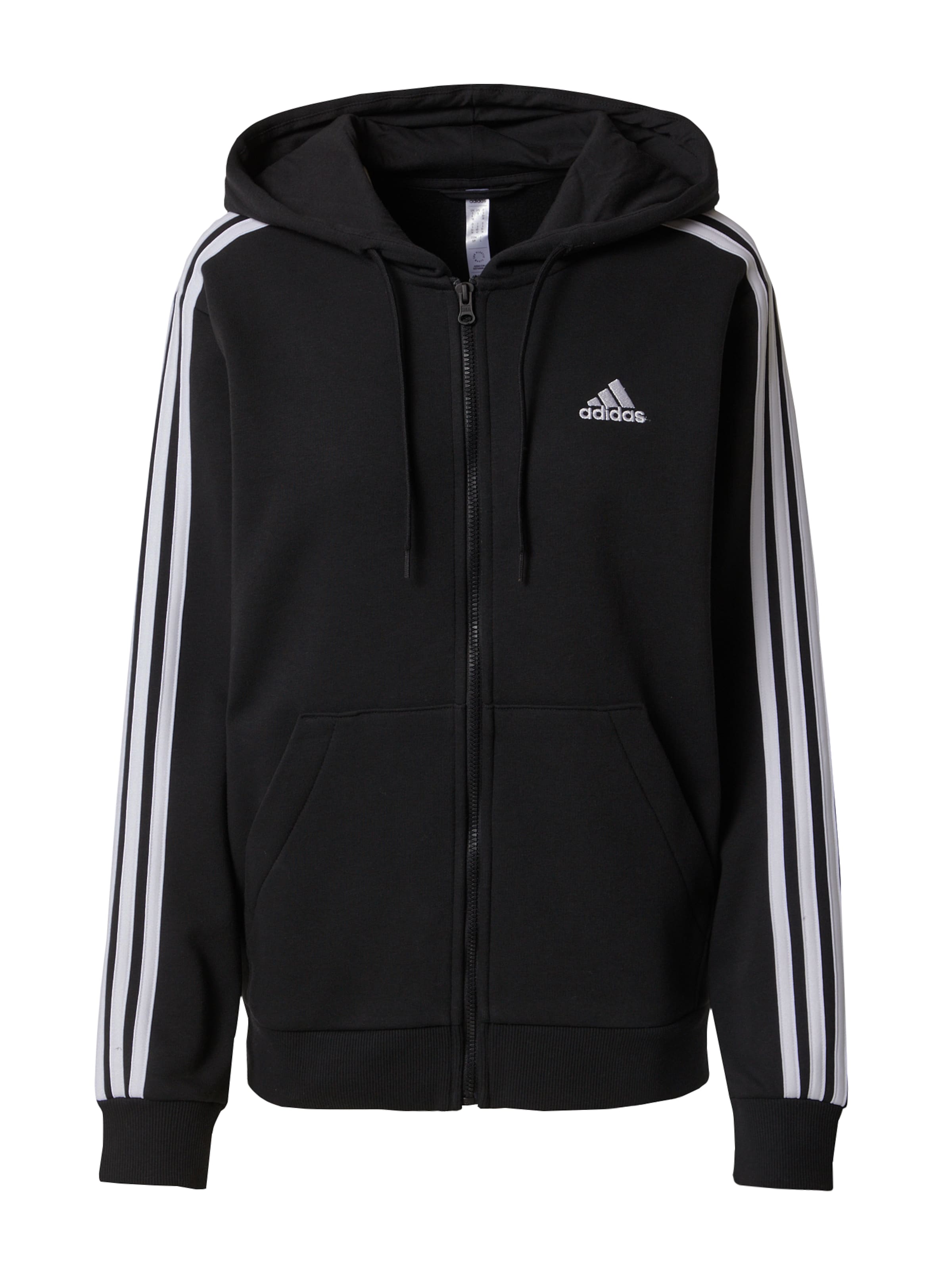 essentials 3 stripes hoodie adidas