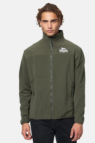 LONSDALE Fleecejacke 'Ardgour' in Grün: Vorderseite
