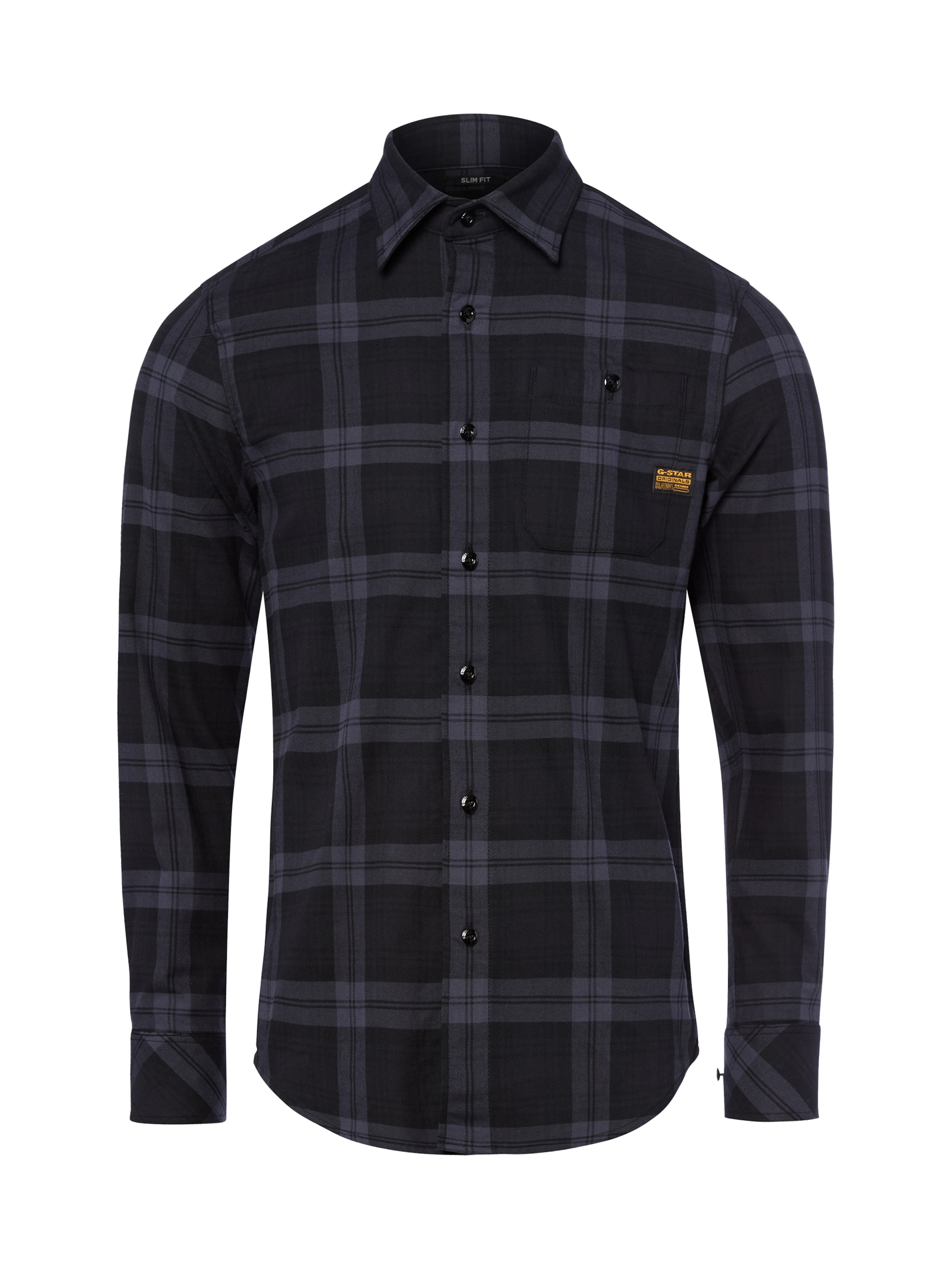 G-STAR Slim fit Overhemd 'Bristum 2.0' in Blauw: voorkant