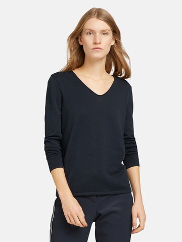 Pull-over TOM TAILOR en bleu : devant