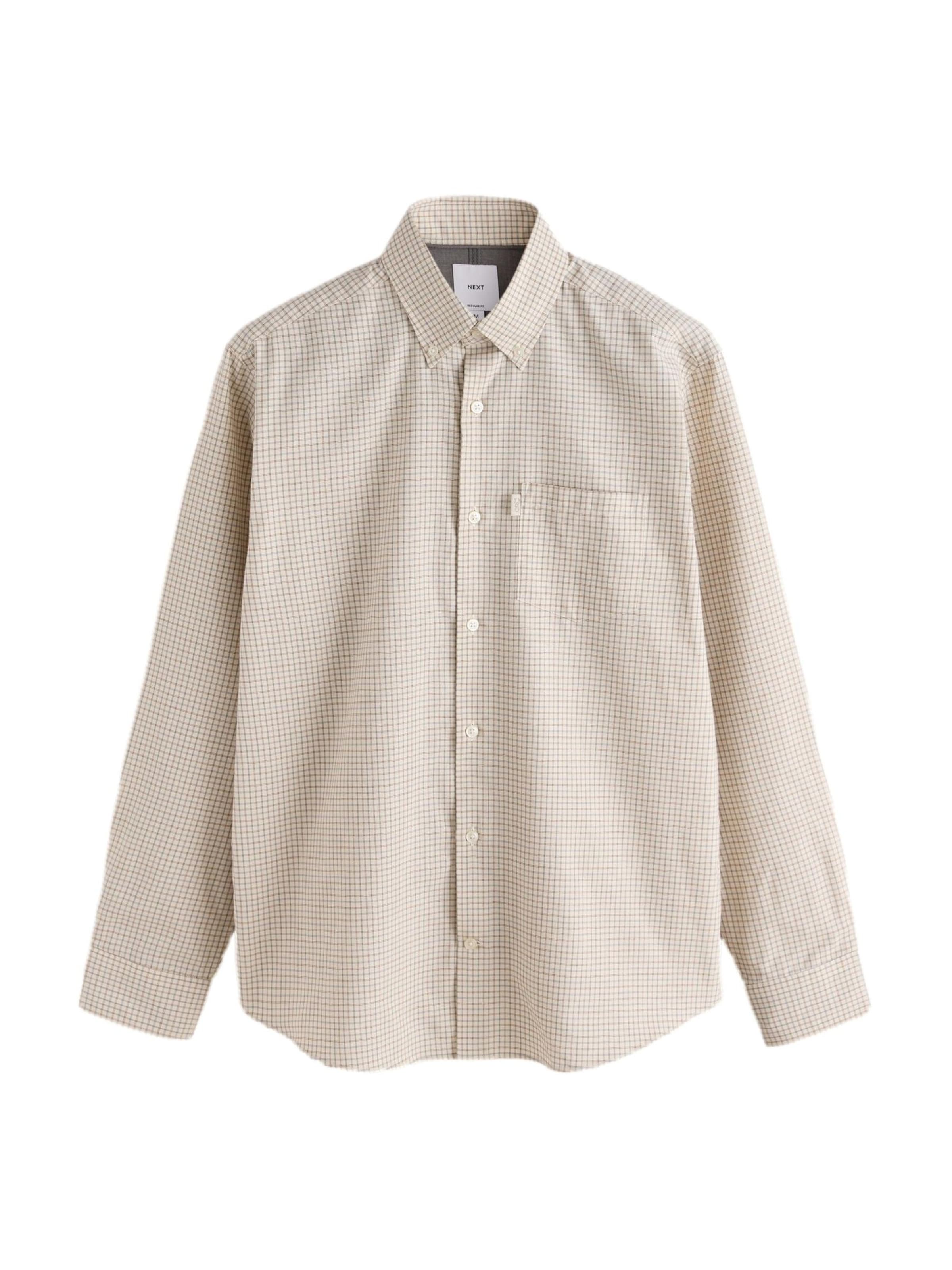 Next - Ajuste regular Camisa en beige: frente