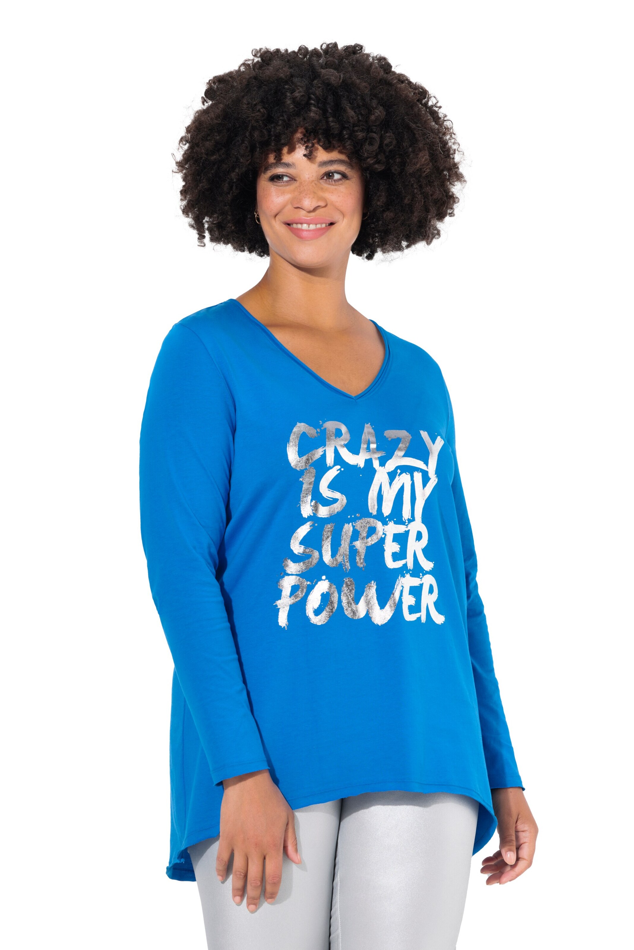 Angel of Style Shirt in Blue: front