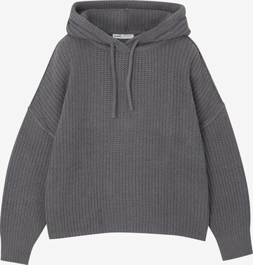 Pull-over Pull&Bear en gris : devant