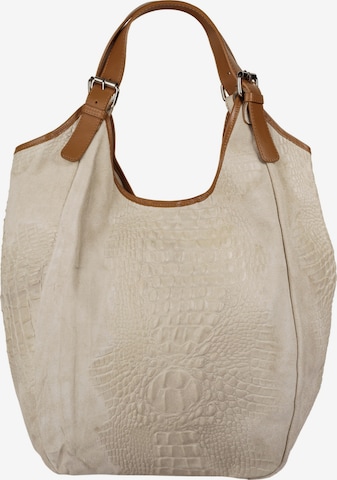 Cabas Samantha Look en beige : devant
