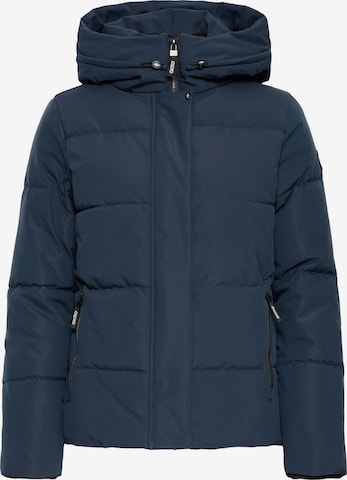 Oxmo Winterjas ' OXGILLIE ' in Blauw: voorkant