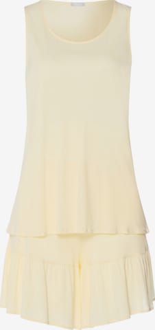 Shorty ' Isabella ' Hanro en jaune : devant