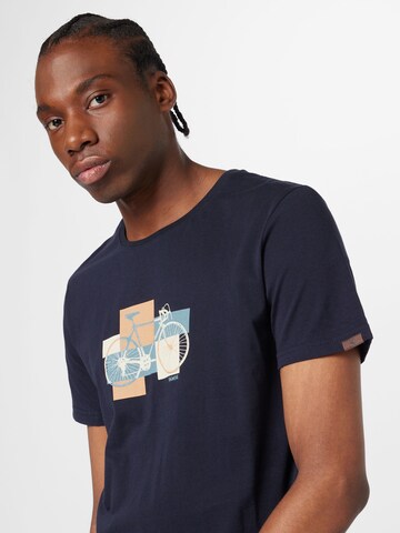 Ragwear T-Shirt 'BLAIZE' in Blau