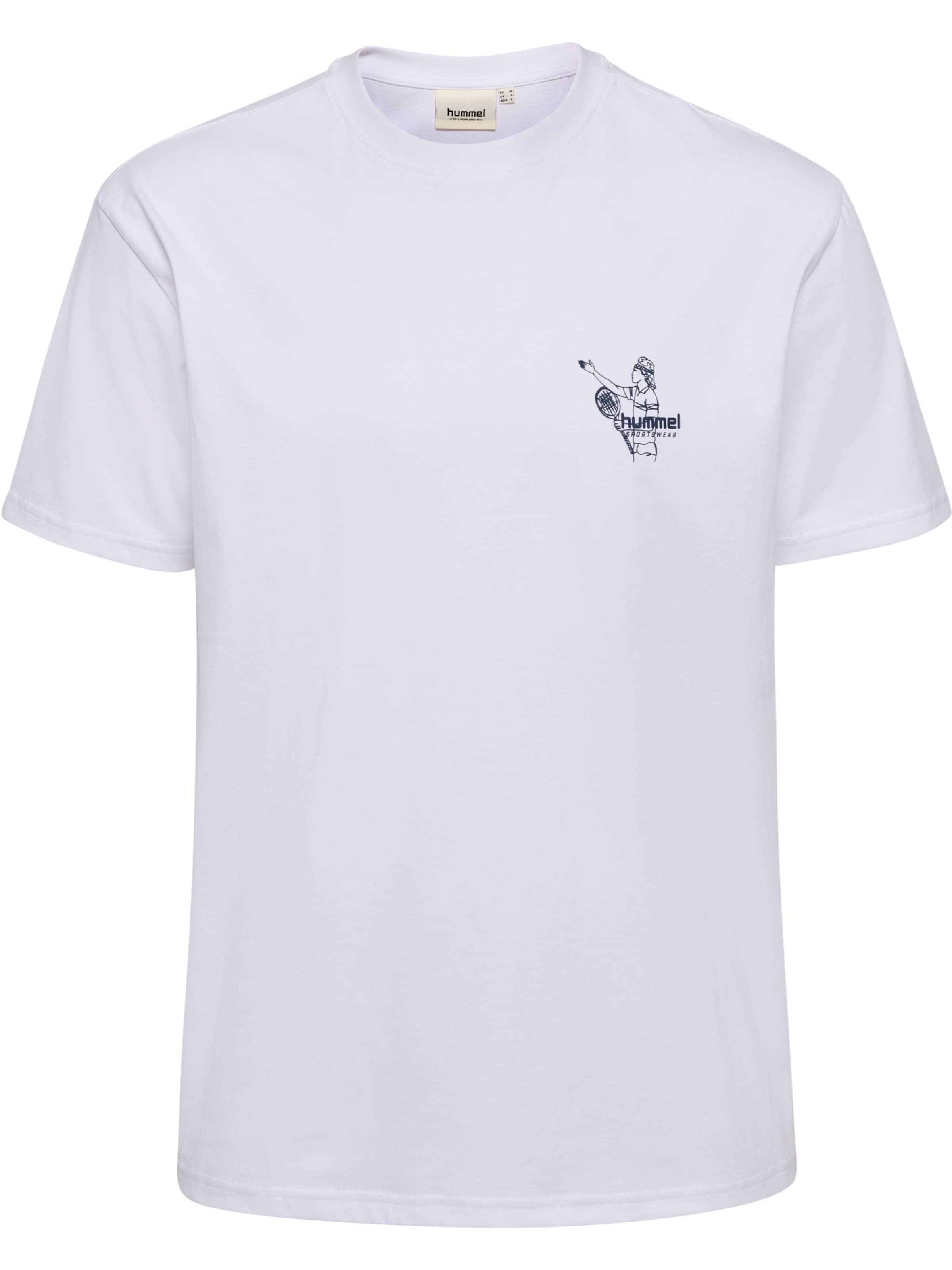 Hummel Tričko – bílá: přední strana