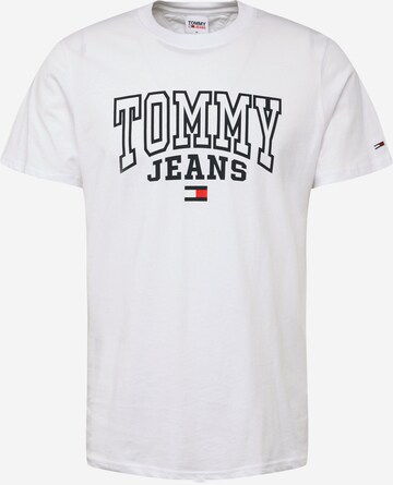 Tommy Jeans Tričko – bílá: přední strana