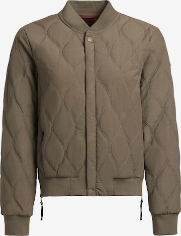 Veste mi-saison khujo en vert : devant