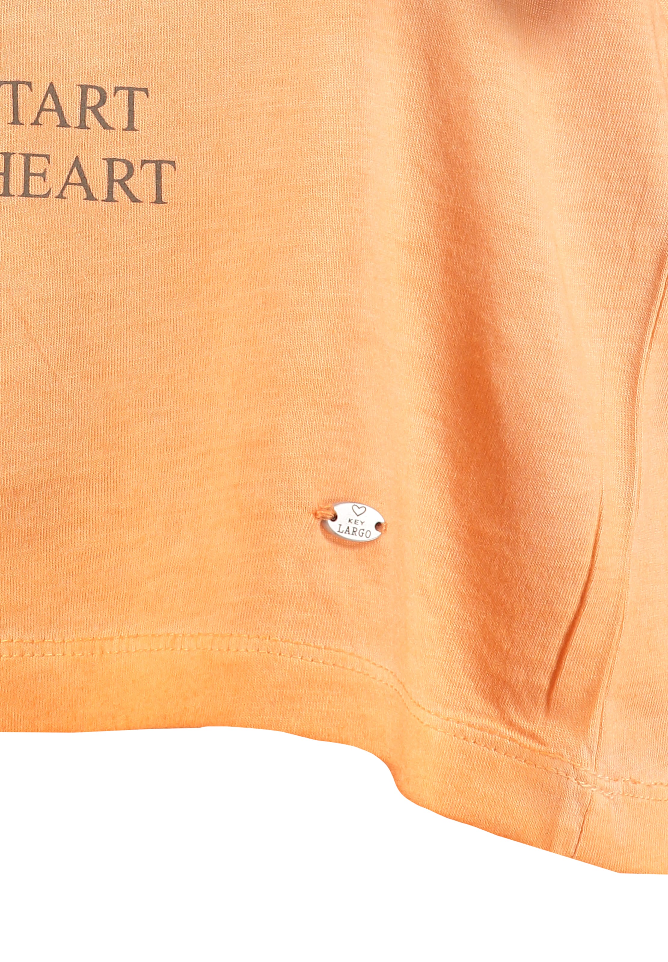 T-shirt 'Bone' Key Largo en orange