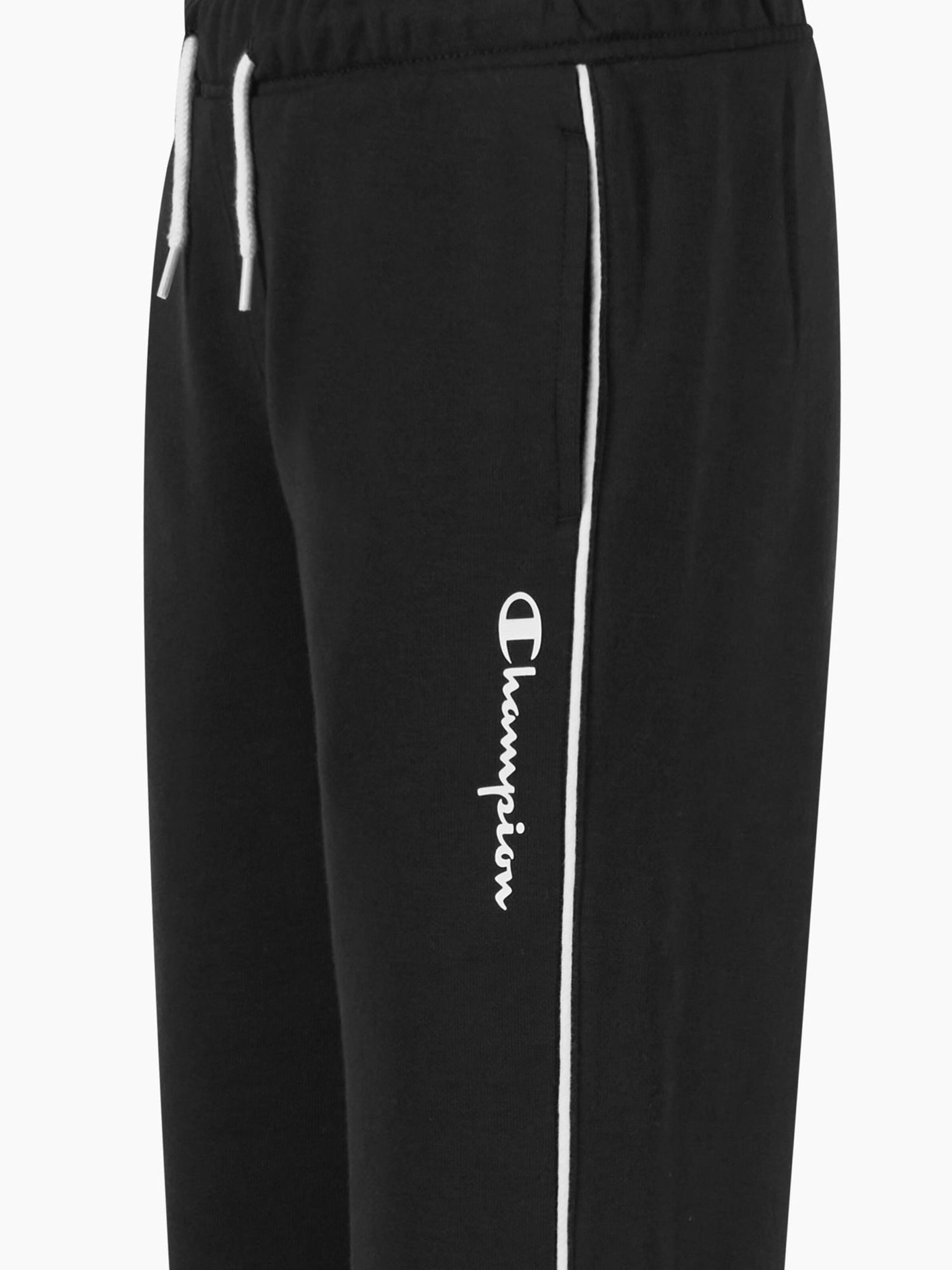 Champion Tapered Broek 'Logo' in Zwart