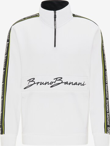 BRUNO BANANI Sweatshirt 'Morgan' in White: front