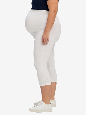 SHEEGO Slimfit Leggings in Weiß