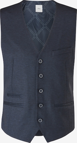 s.Oliver BLACK LABEL Vest in Blue: front
