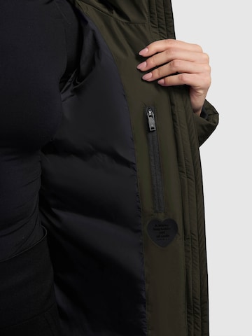 khujo Winter Jacket 'Grimes' in Green