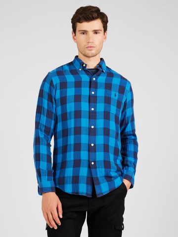 Polo Ralph Lauren - Ajuste regular Camisa en azul: frente