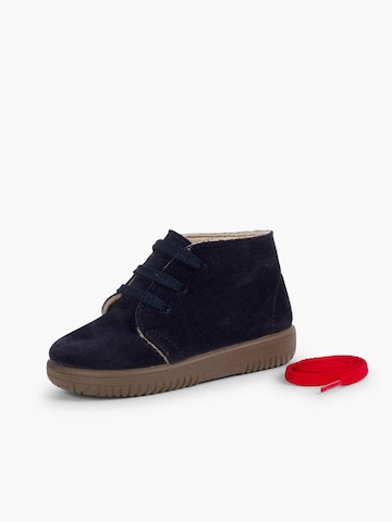 Pisamonas - Botas en azul: frente