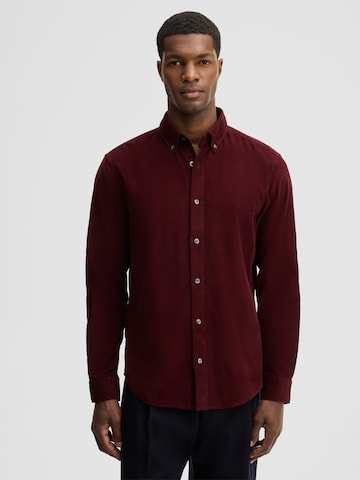 STRELLSON Regular fit Overhemd in Rood: voorkant