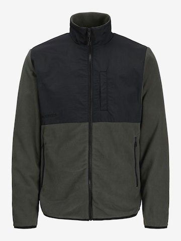 Veste en polaire 'JWHMARVIN' JACK & JONES en gris : devant