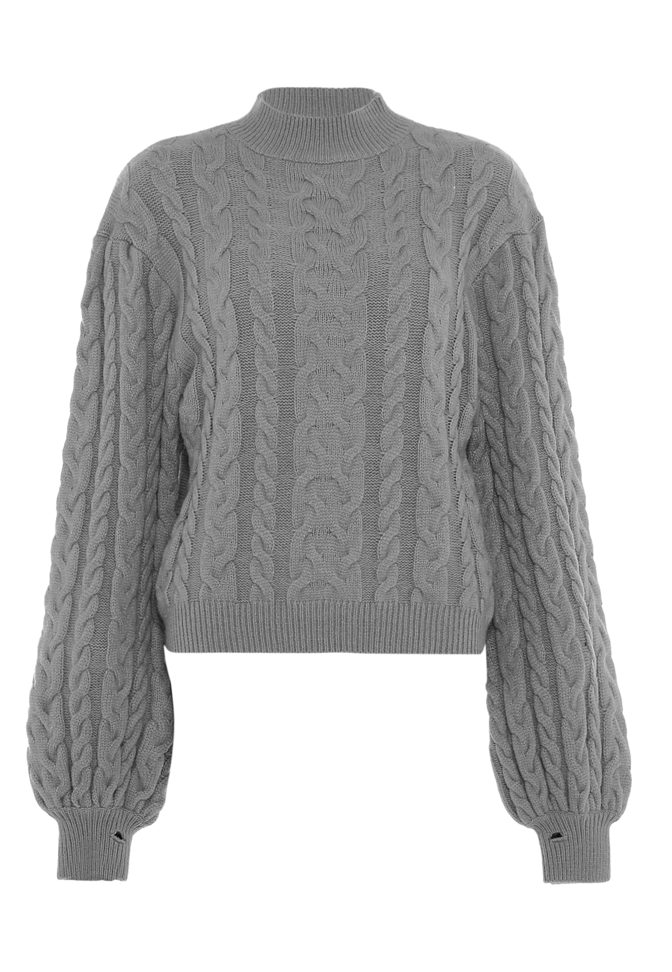 paino Pullover in Grau: Vorderseite