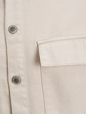 JACK & JONES Comfort Fit Hemd 'NOLAN' in Beige