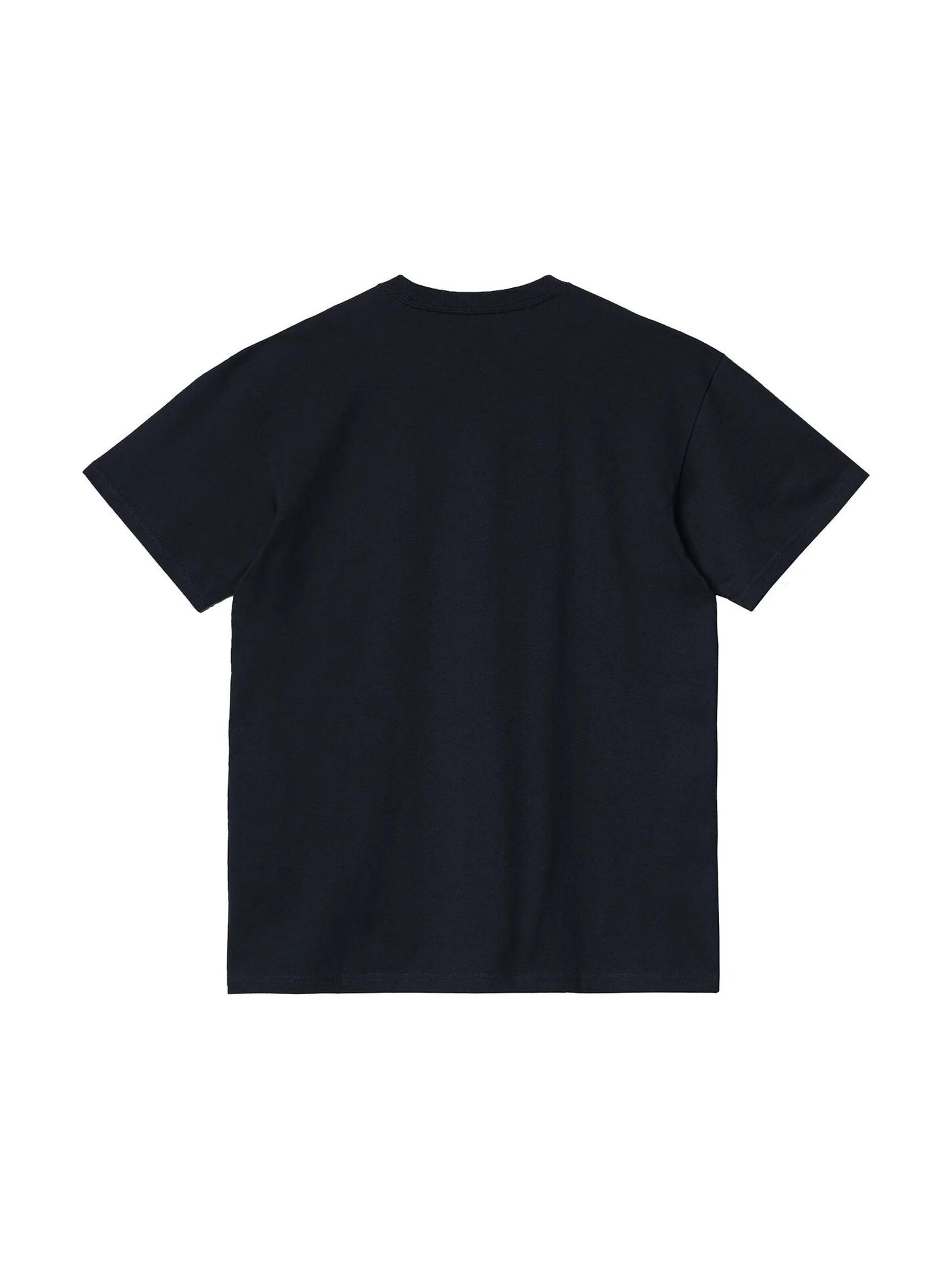 stayon. Shirt 'Carhartt WIP Chase T-Shirt Dark Navy/Gold' in Gold: front
