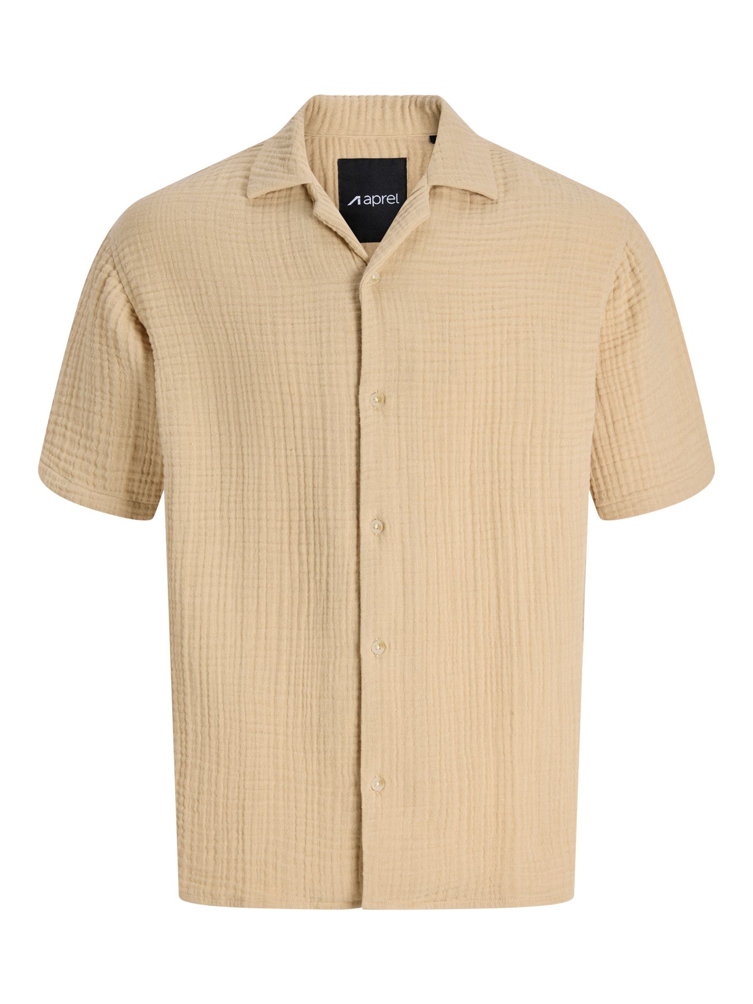 aprel Comfort Fit Skjorte i beige: forside