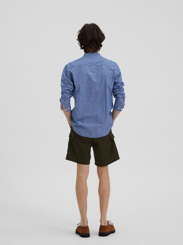 SELECTED HOMME Regular Fit Hemd in Blau