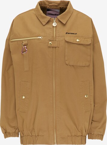 MYMO Between-Season Jacket in Beige: front