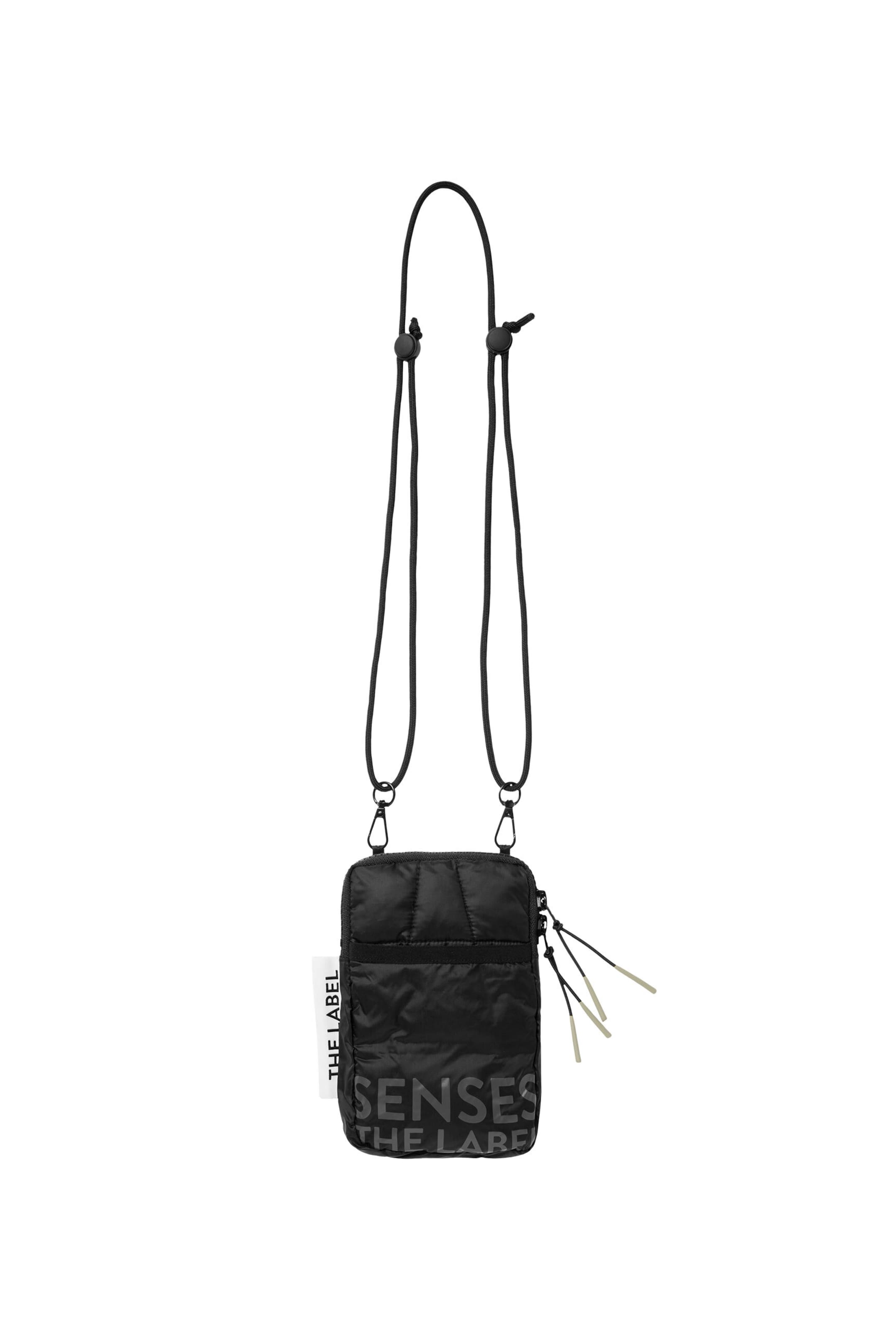 SENSES.THE LABEL Smartphone Case in Black: front