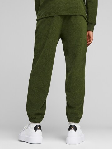 PUMA Zúžený Kalhoty – zelená