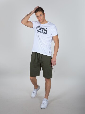 Regular Pantalon cargo ALPHA INDUSTRIES en vert