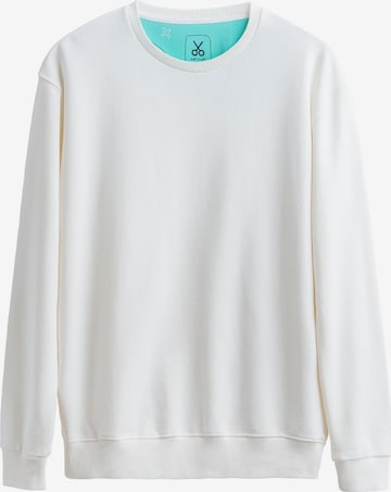 Kaft Sweatshirt 'Ruga' in Wit: voorkant