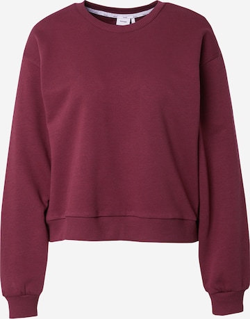NÜMPH - Sweatshirt 'MYRA' em vermelho: frente