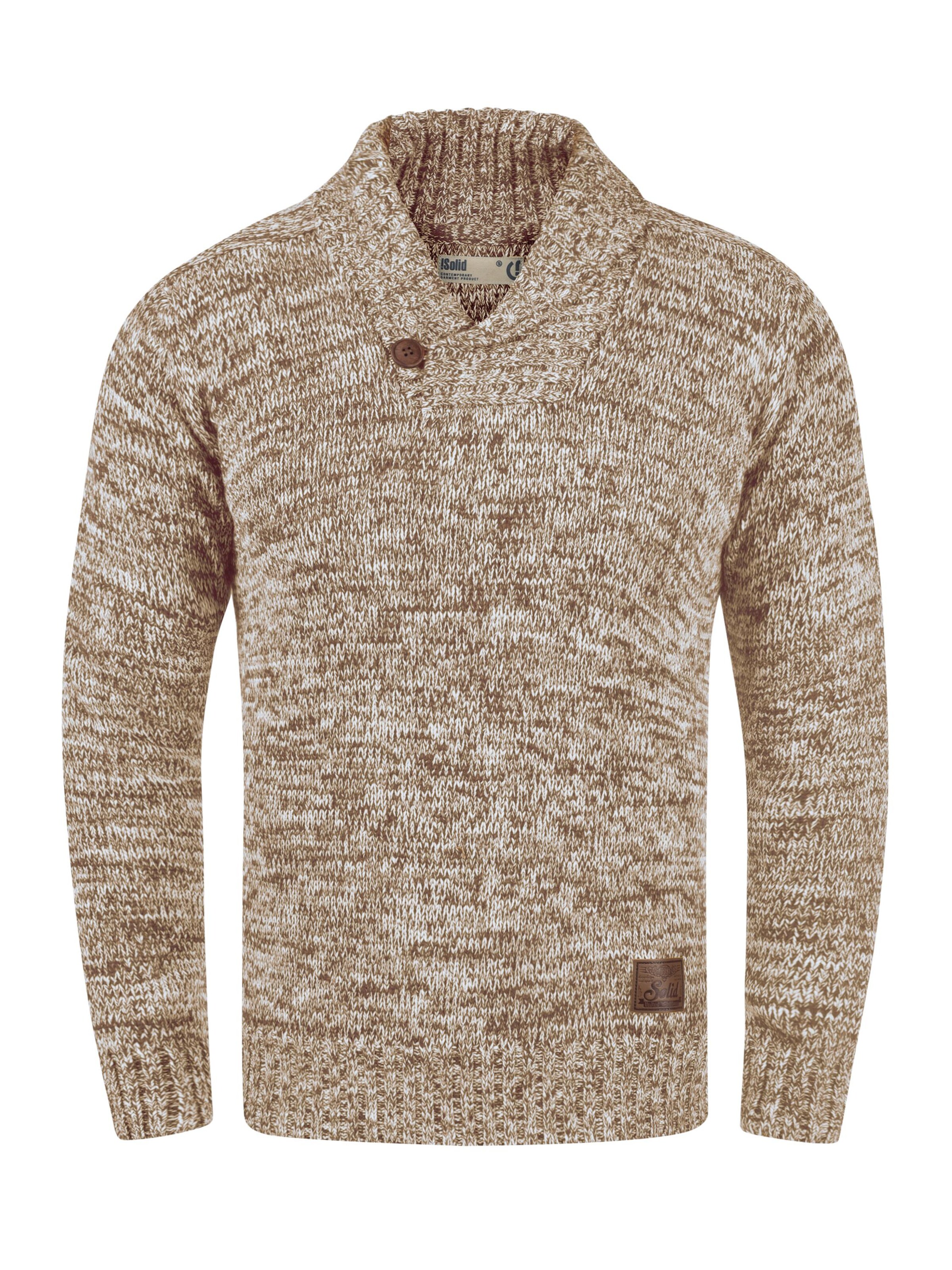 !Solid Trui 'Phil' in Beige: voorkant