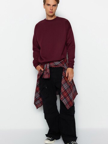 Sweat-shirt Trendyol en rouge