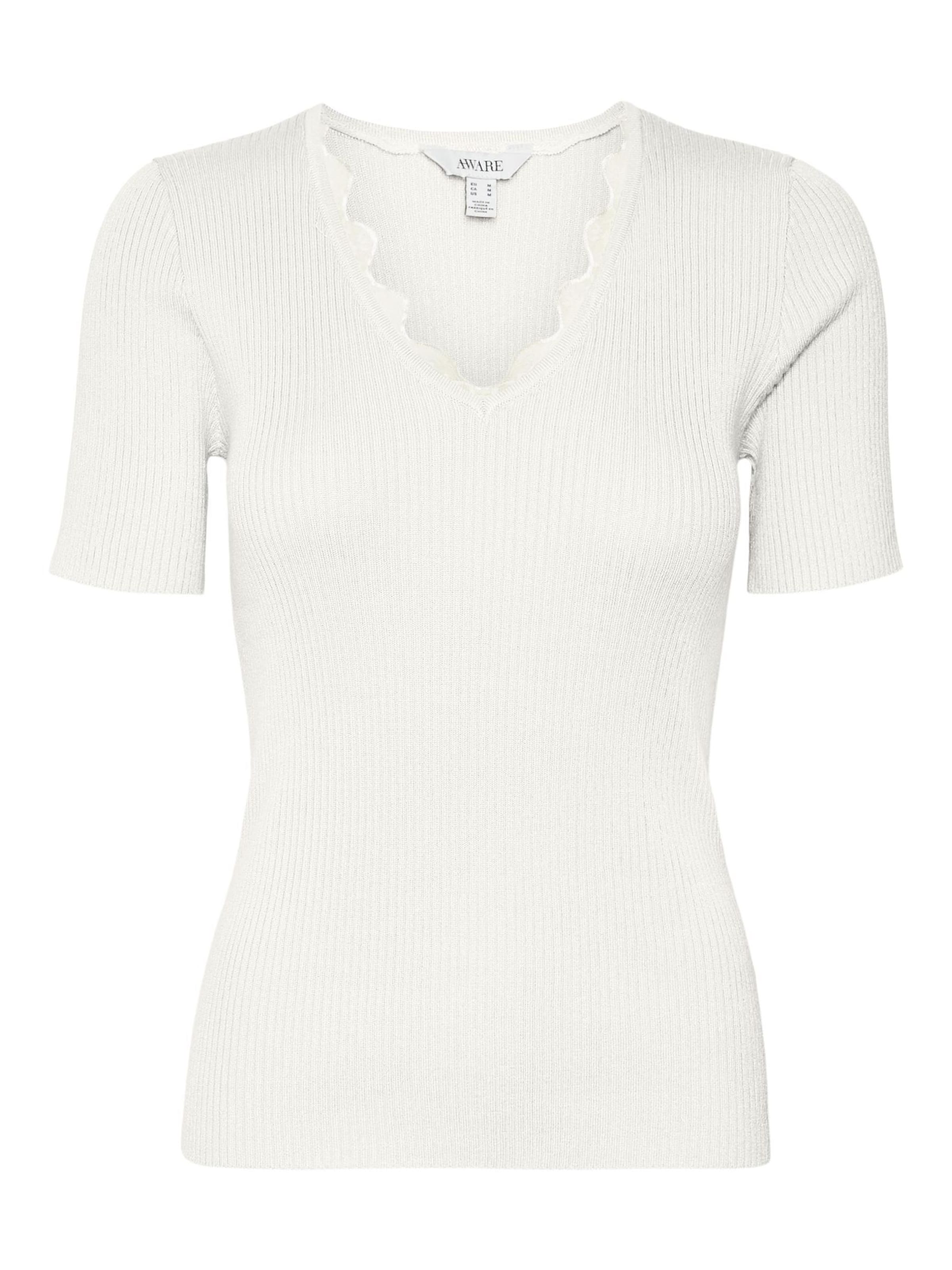 Pull-over 'VMVilja' VERO MODA en blanc : devant