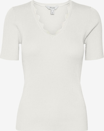 Pull-over 'VMVilja' VERO MODA en blanc : devant
