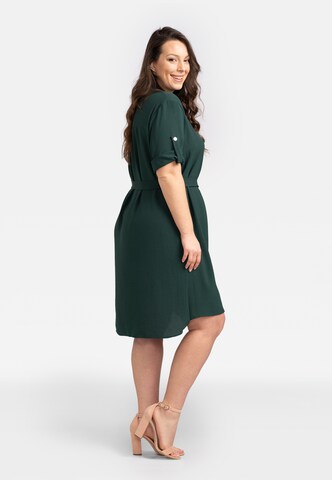 Robe-chemise 'ANIESA' Karko en vert