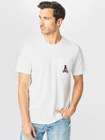 ADIDAS PERFORMANCE - Camiseta funcional en blanco: frente