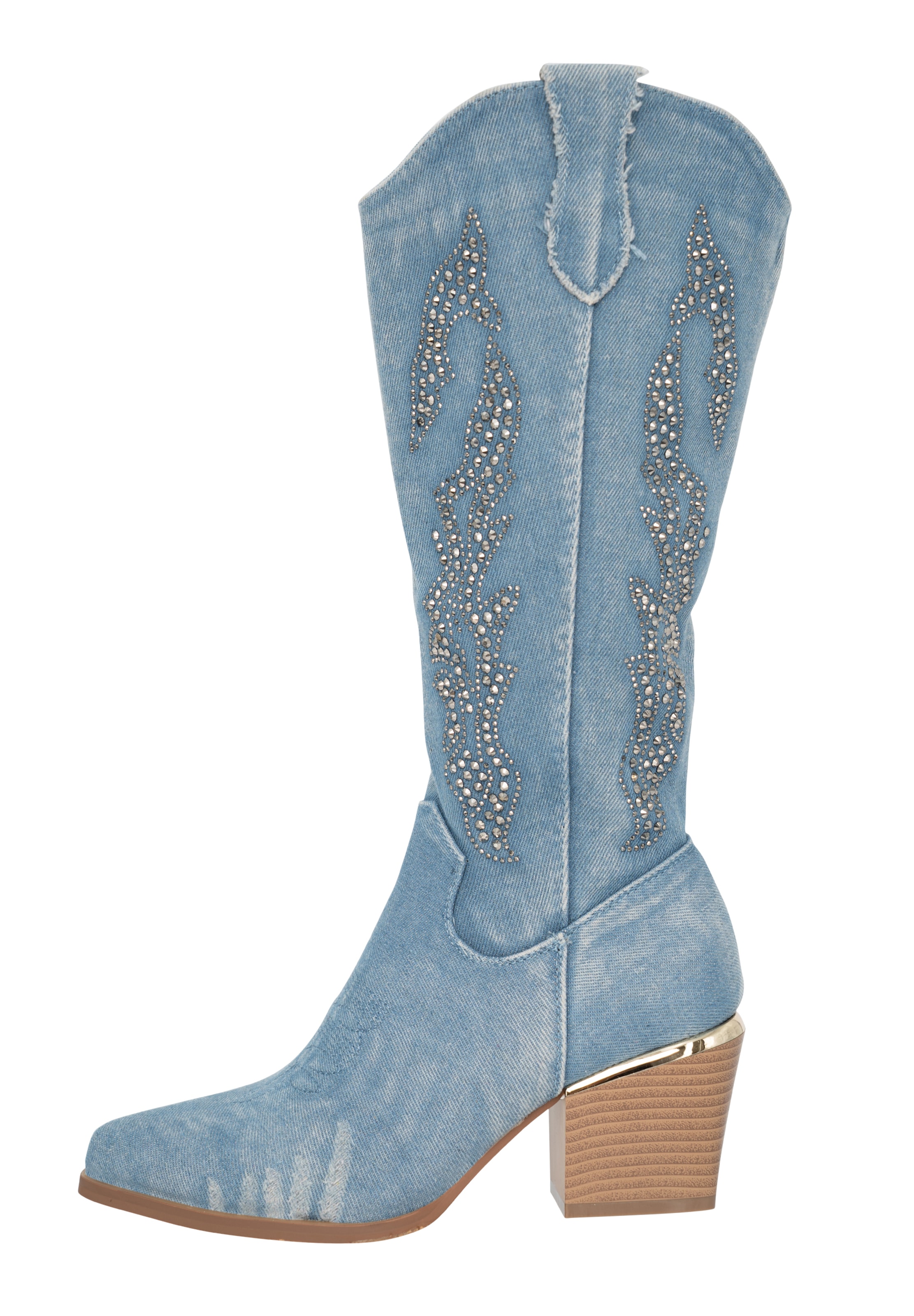 Stivale da cowboy di Salinyang in blu