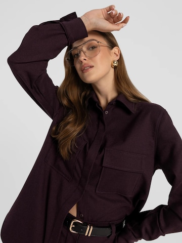 mandragora Blouse 'Omaro' in Lila