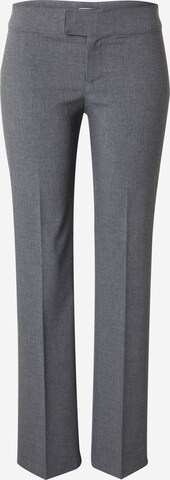 NLY by Nelly Regular Pleated Pants in Grey: front