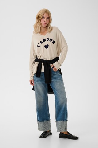 CULTURE Sweater 'Amour' in Beige